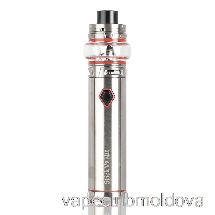 Kit Vape Pod Smok Stick V9 și Stick V9 Max Kit De Pornire 60w V9 Max - Oțel Inoxidabil